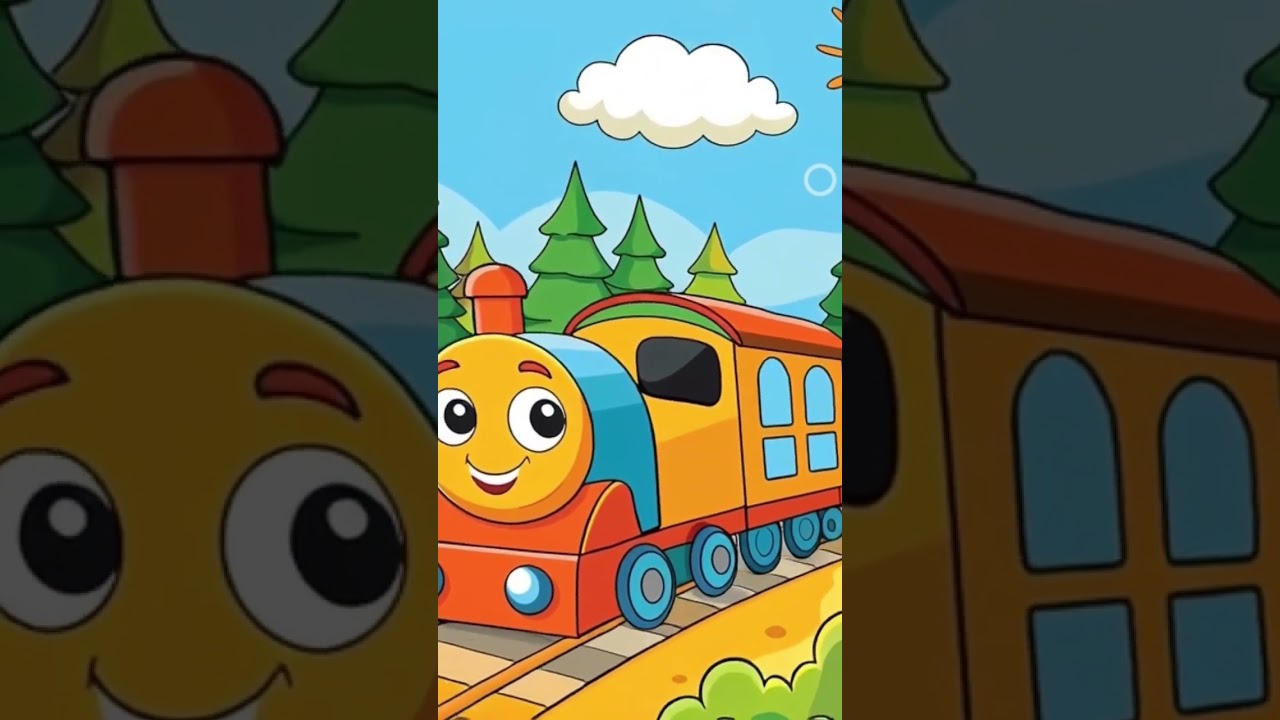 Kids Train Cartoon || 