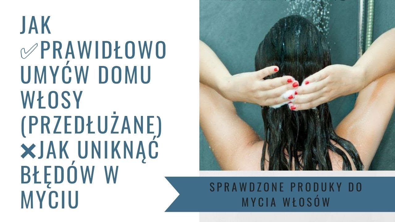 Jak w domu prawidłowo umyć przedłużane włosy ✅ Mycie włosów przedłużanych TAPE ON -Ringi -Keratyna
