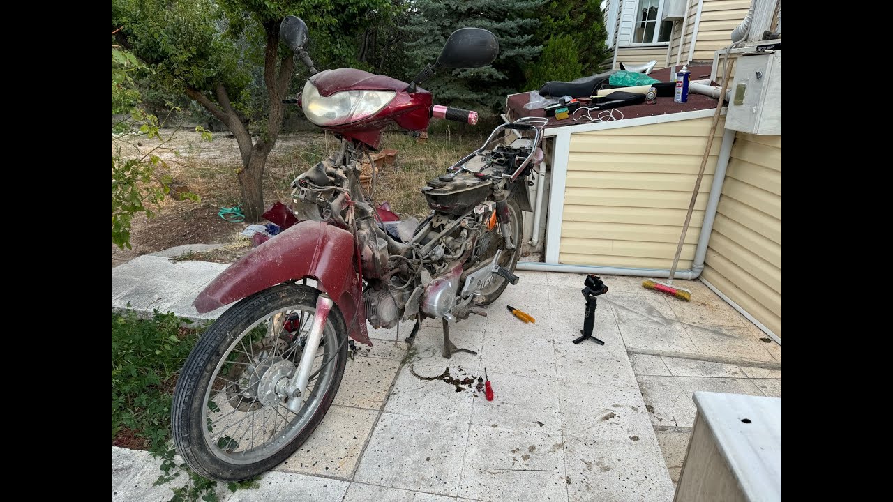 Mondial 110FT Mini Restorasyon - Parça 1 | Cup Motosiklet Kaporta Değişimi | 4K