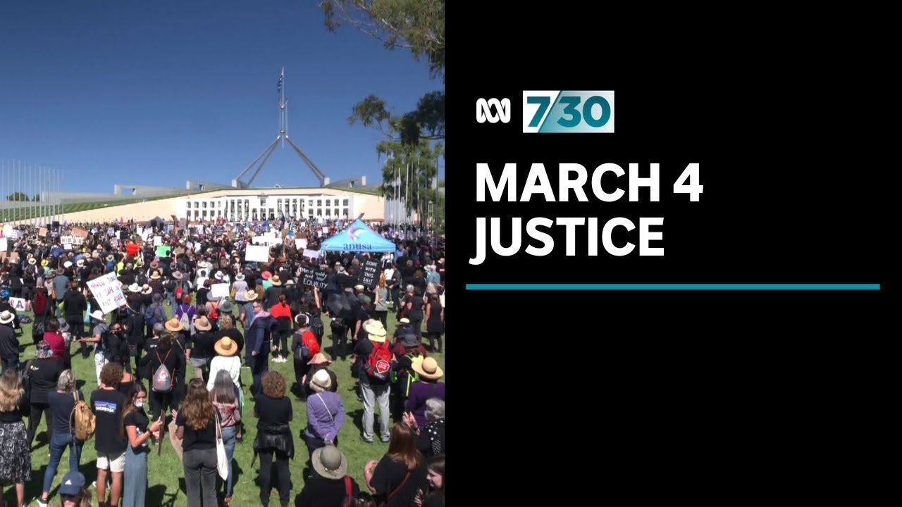 The responses from politicians as thousands attend March 4 Justice rallies | 7.30