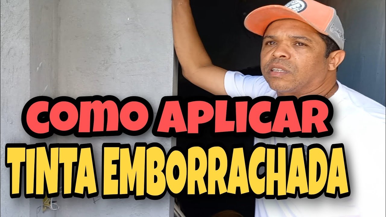COMO APLICAR TINTA EMBORRACHADA