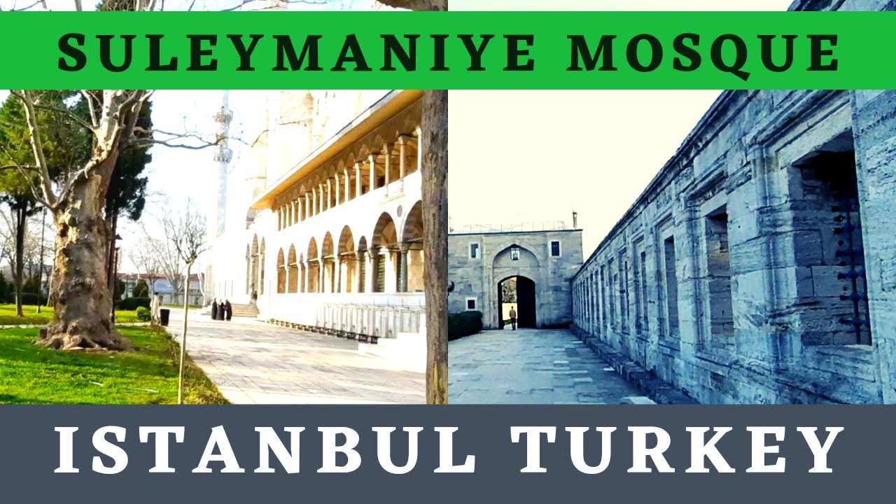 Istanbul 23 FEBRUARY 2022/suleymaniye mosque walking tour/ historical place in istanbul/4k UHD 60fps