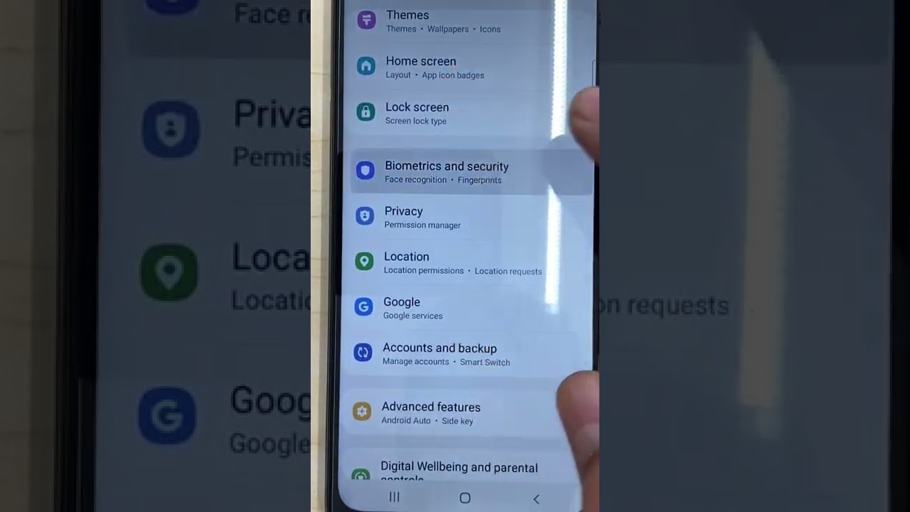 Adding finger print lock on Samsung A32