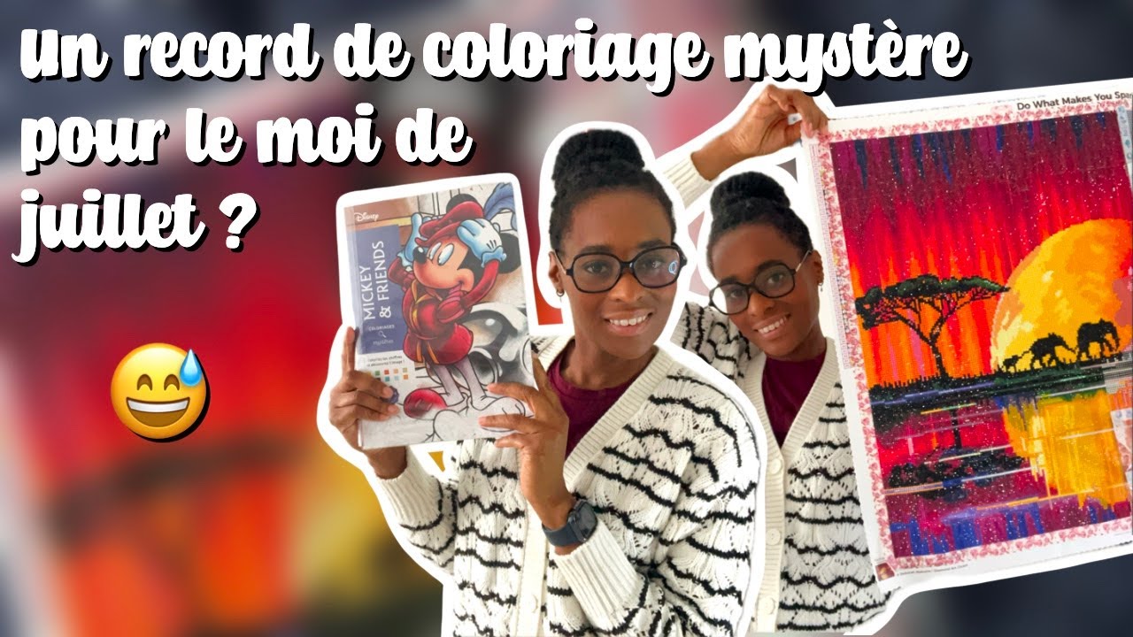 Coloriage Mystère : Blian juillet et PAC Aout [Un mois productif ] 😃
