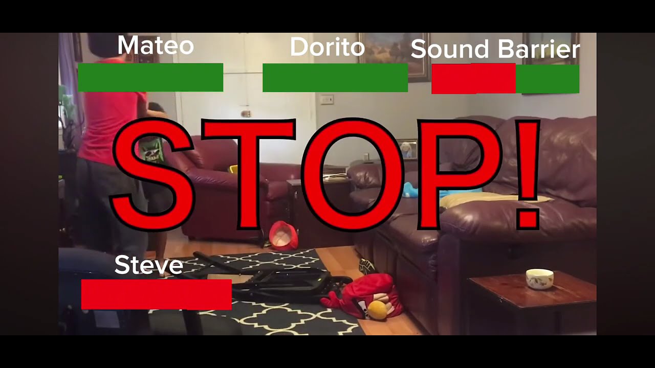 Crazy kid rages over back to school commercials! Goes nuts! (With health bars)