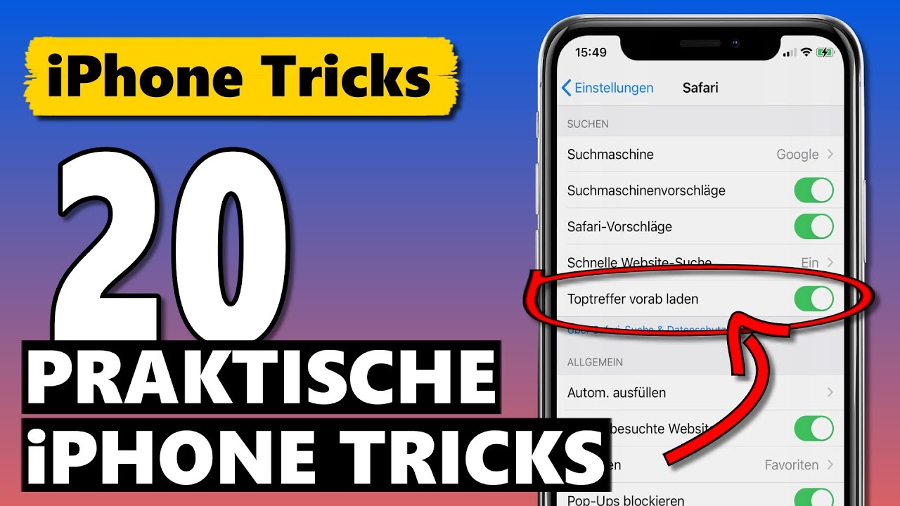 20 PRAKTISCHE iPhone TRICKS ✨👍