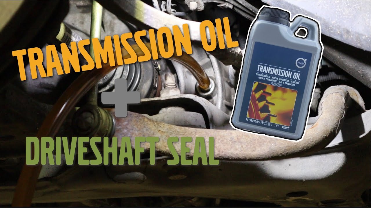 How to change transmission oil + driveshaft seal on a manual (M66/M56) Volvo V70/S60/S80/XC90 P2