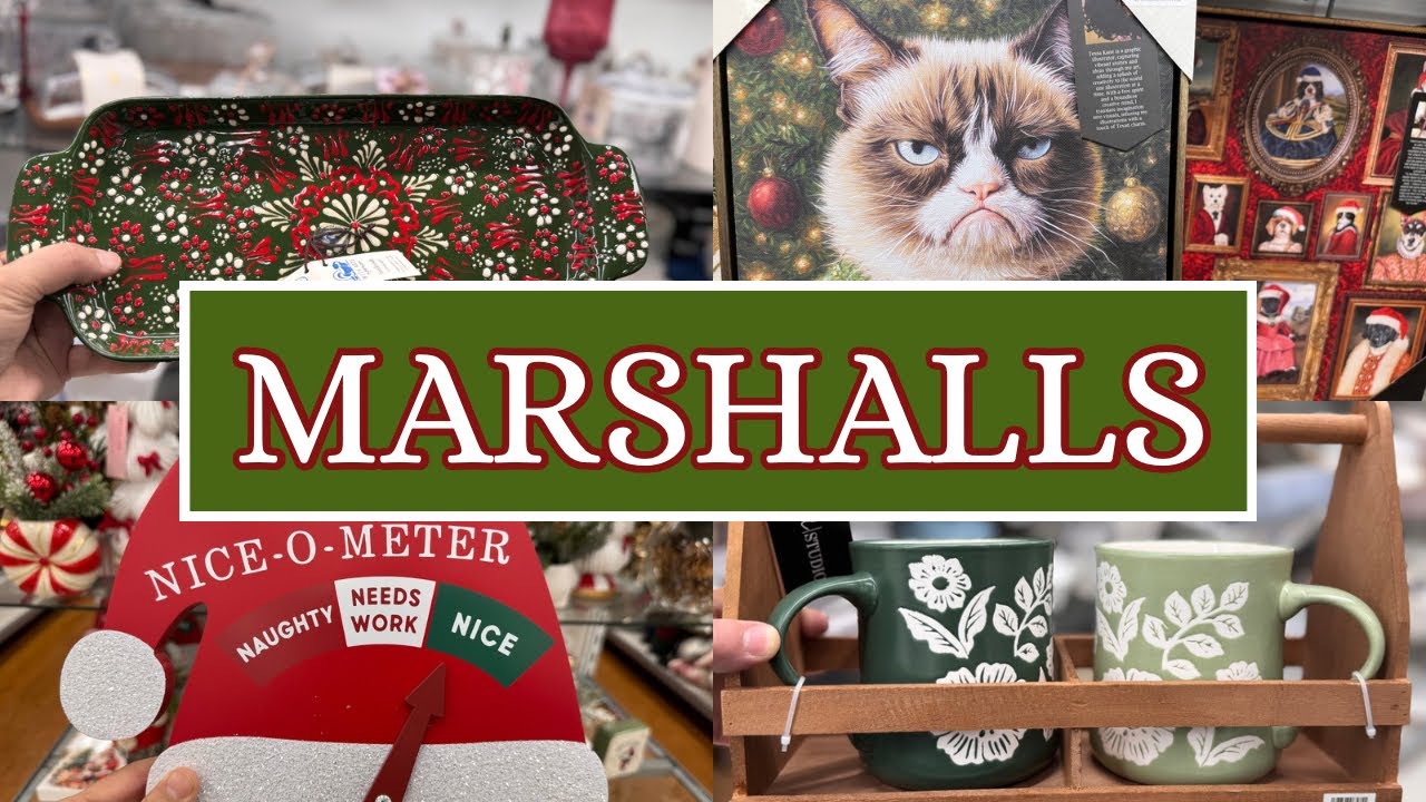 MARSHALLS FINDS CHRISTMAS 2025 🌲✨ !!!  SHOP WITH ME FOR HOLIDAY HOME DECOR  !!!