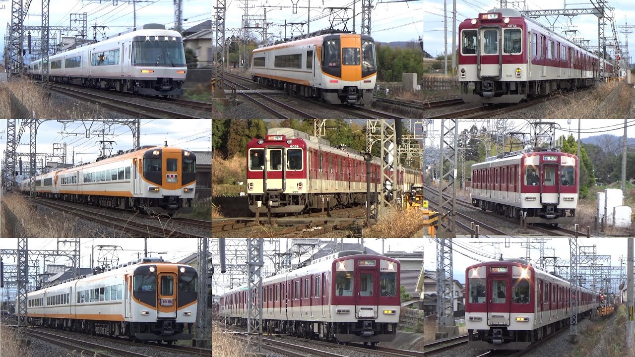 【近鉄南大阪線】二上神社口駅付近を通過する平日早朝の列車【続々列車】