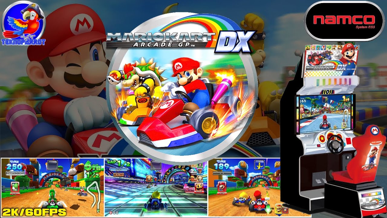 Mario Kart GP DX (2013) (Arcade) (Namco ES3) (2K/60FPS)