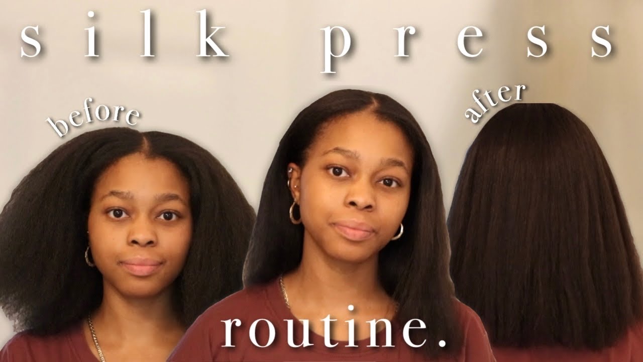 *Fluffy* SILK PRESS ROUTINE ON TYPE 4 HAIR | Why it's been 5 years | FINE NATURAL HAIR + CHIT CHAT
