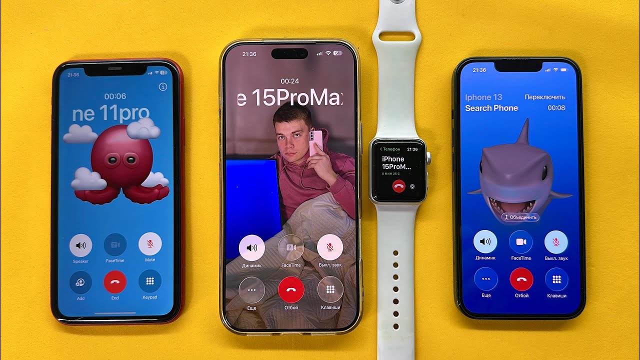 Apple Watch 3 Second Line Call on Hold iPhone 17, 11, 13 incoming Calls