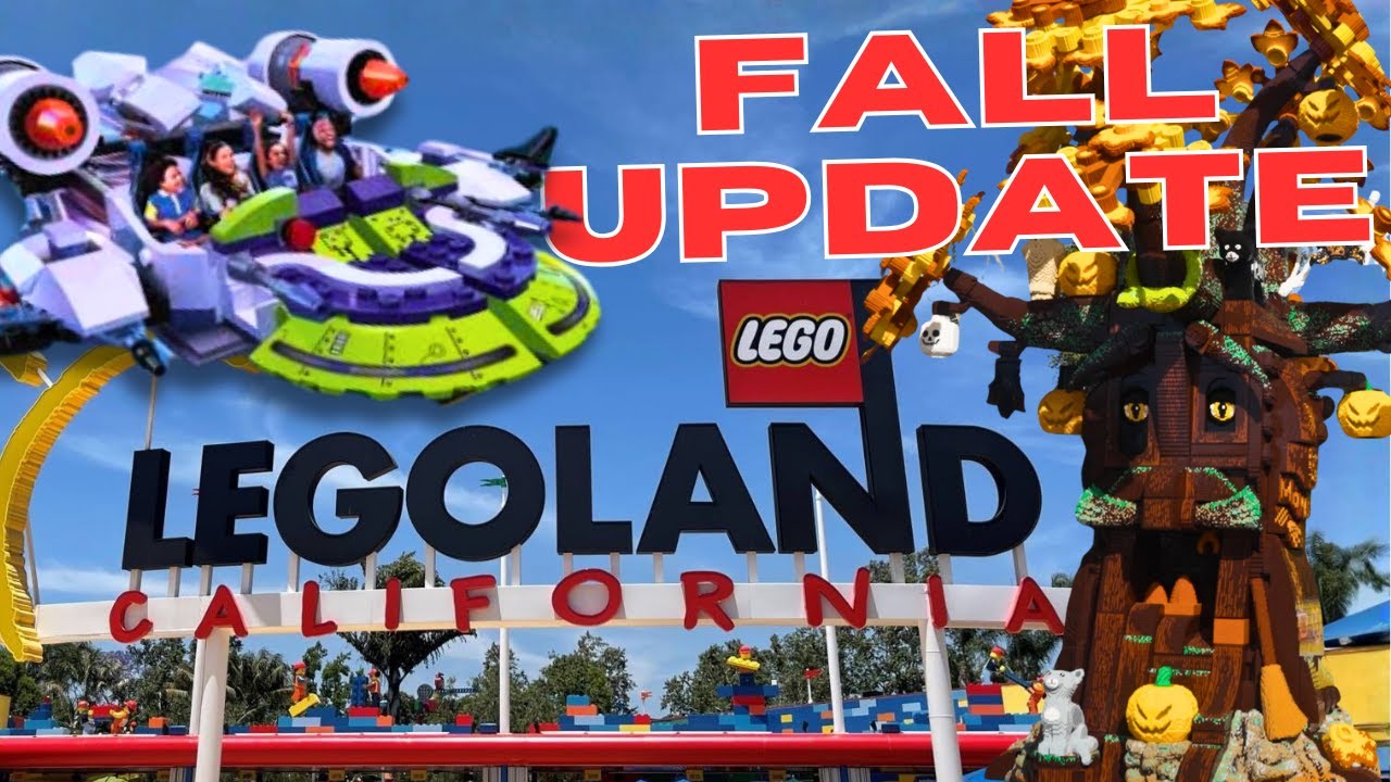 🎃 Обновление LEGOLAND California FALL 2025 | Космические горки, изменения в расписании Хэллоуина ...