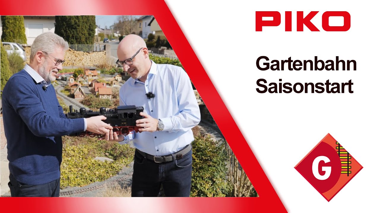 PIKO [V155] Gartenbahn Saisonstart - mit PIKO Spur G Modellen ab ins Beet