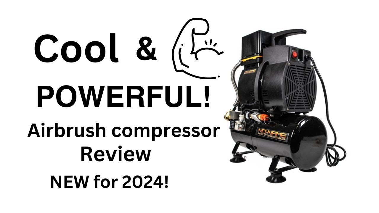 Super Cool Tooty airbrush compressor review!  A powerful, portable, compact compressor!