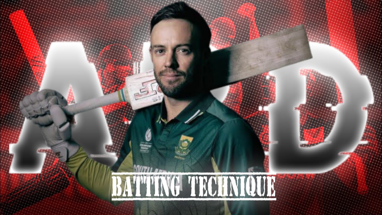 AB de Villiers Batting Technique Slow-Motion