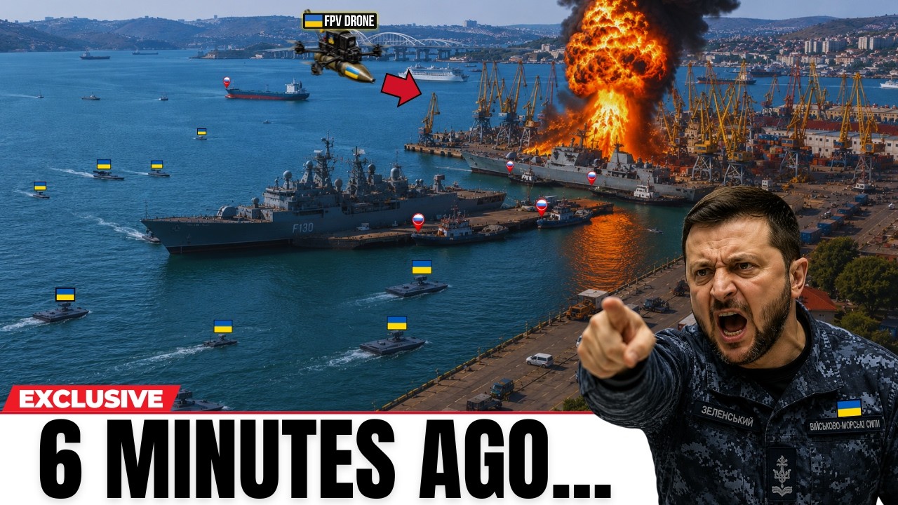Ukrainian Sea Drones Entered Novorossiysk Harbor - Minutes Later, PARALYZED!