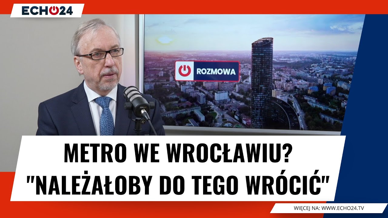 METRO WE WROCŁAWIU? "Należałoby do tego wrócić"