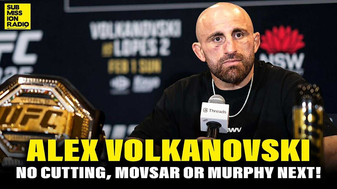 UFC 325: Alex Volkanovski Says NO LINE CUTTING, Winner of Movsar/Murphy NEXT! Lopes Win REACTION!