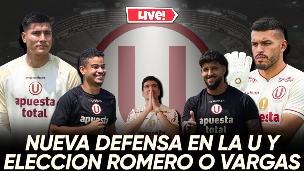 🔴 EN VIVO - NUEVA LINEA DEFENSIVA EN UNIVERSITARIO | VARGAS O ROMERO TITULAR? | RECORD EN TV PERU