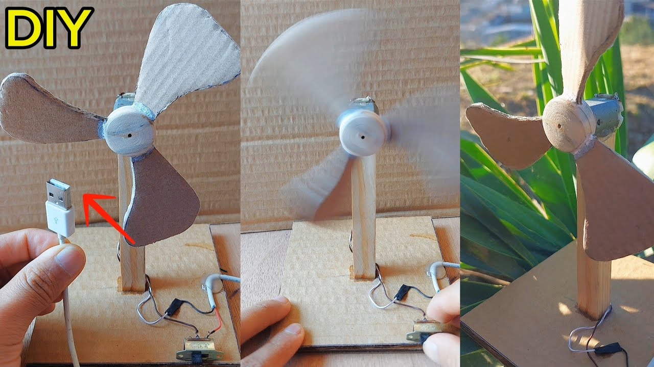 🤯¿No tienes un ventilador? Construye Tu Propio Ventilador Fácil de Hacer.
