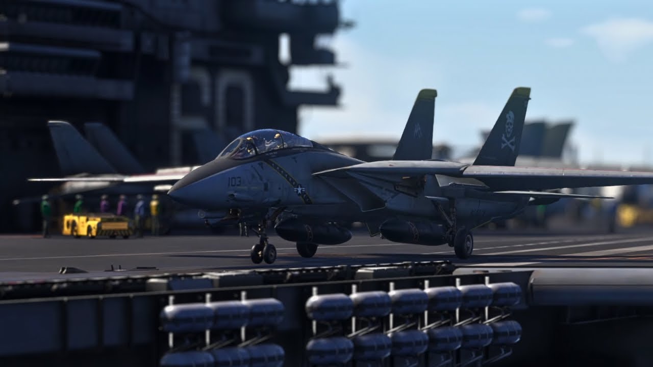 (4K) MSFS 2024 F14 Tomcat Jester Start-Up Tutorial: Heatblur x IndiaFoxTecho