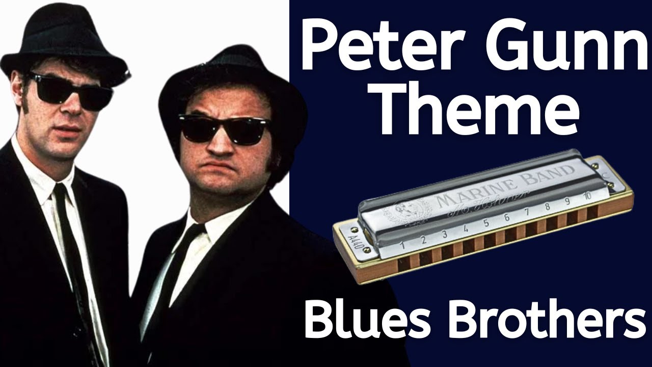 Famous Rock Harmonica Riffs: How to Play the Peter Gunn Theme (Blues Brothers)