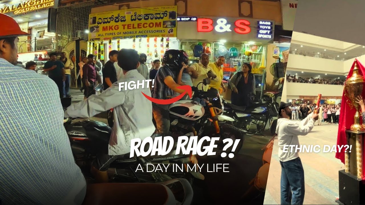 A Day In My Life! (Road Rage,Ethnic Day,Jain University) Faisal Hyatt