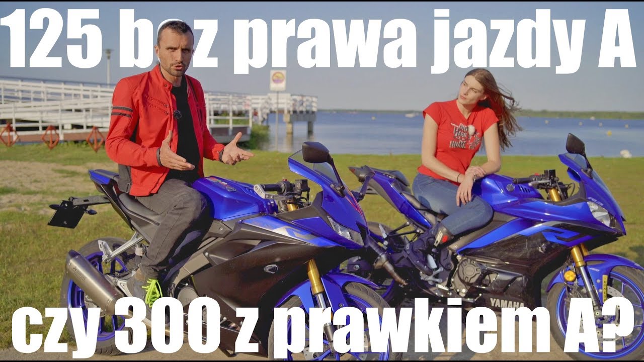 Yamaha R125 vs Yamaha R3 - czy warto robić prawo jazdy na motocykl?