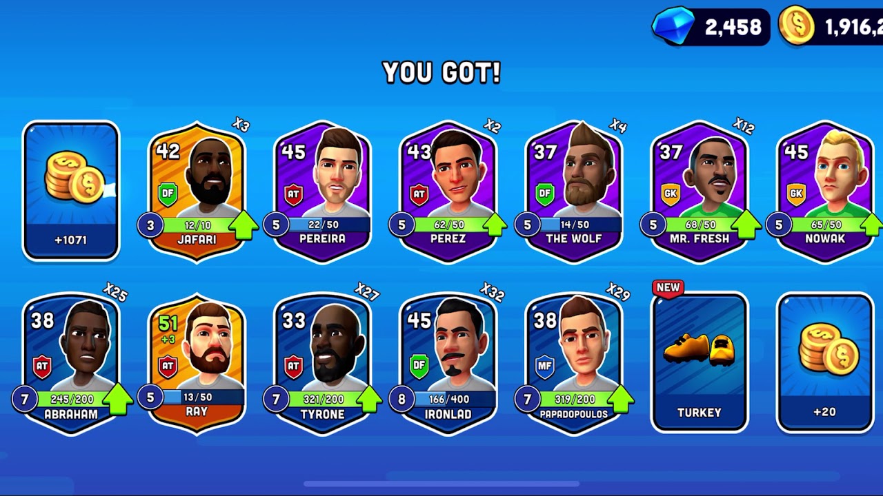 Mini Football. 10,000 Gems Pack Opening! 🎉 Squad Update Also..