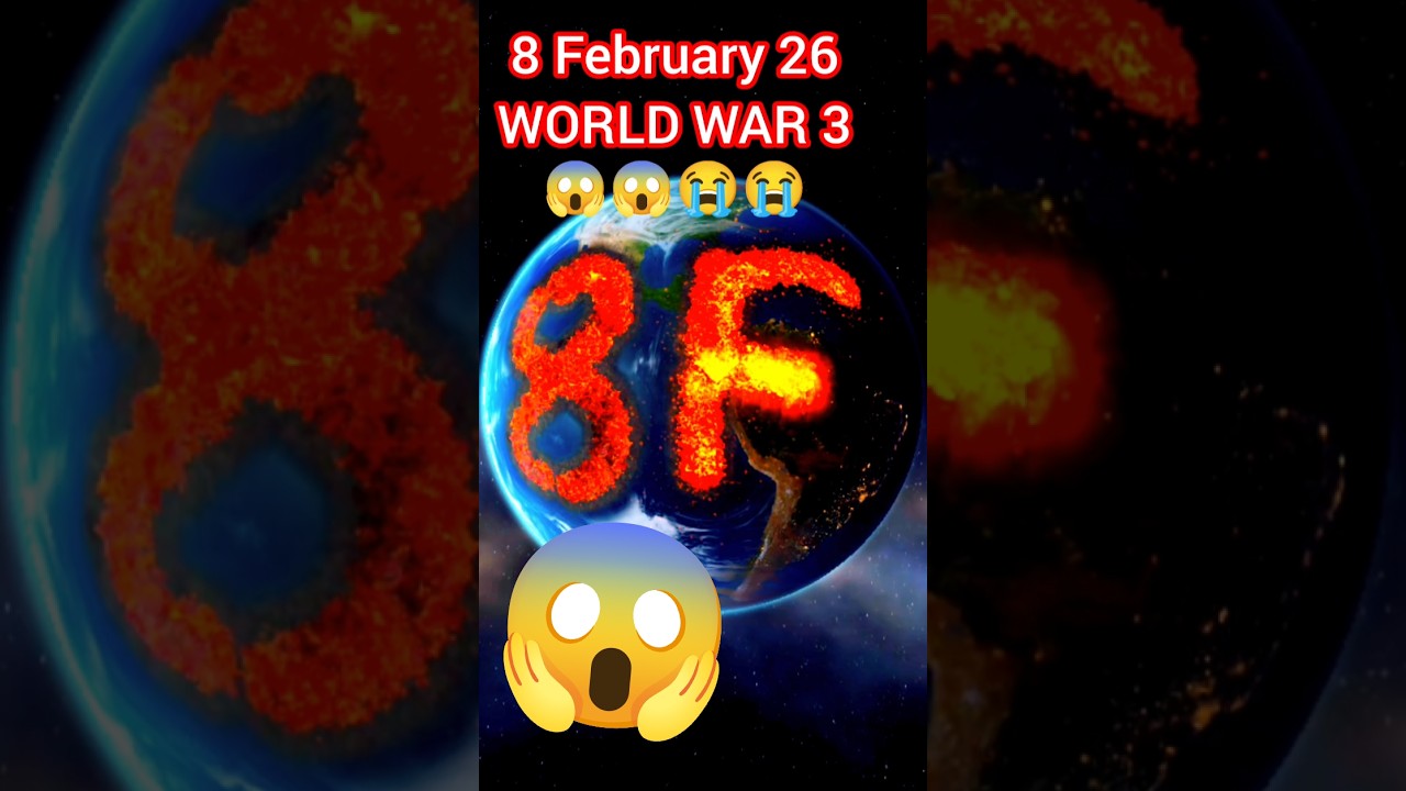 Sad moments earth 🌎🌎!!!! World war 3. 8 February #space #earth #viral