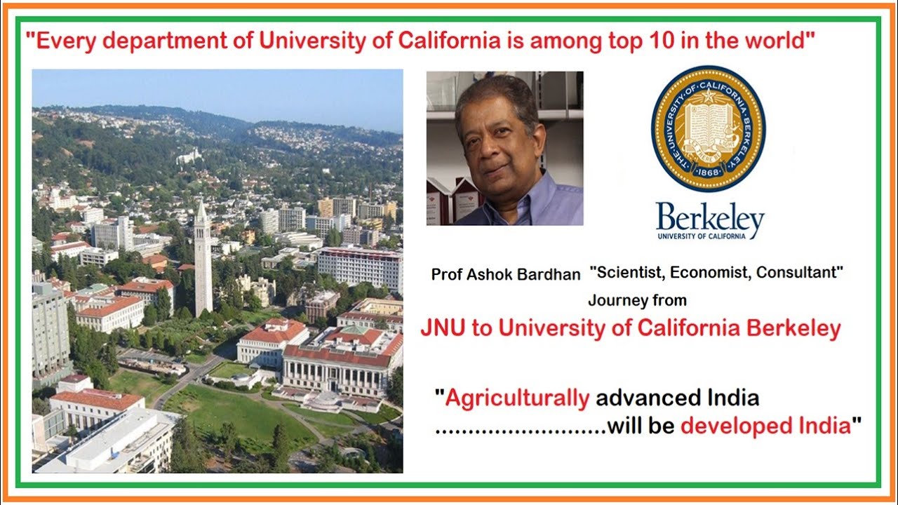 Professor Ashok Bardhan | University of California Berkeley| Economist, Data Scientist | Visionary|