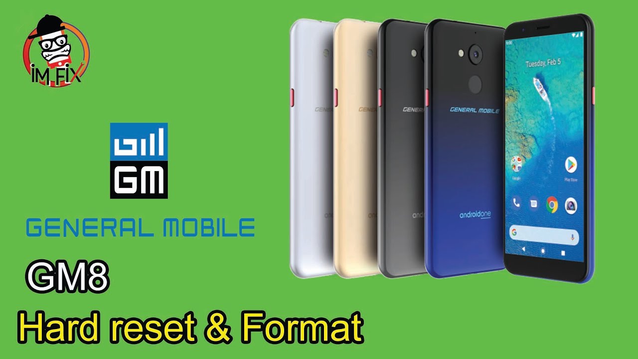 General Mobile GM8 Hard Reset .Format .Reset Factory.Unlock Pattern