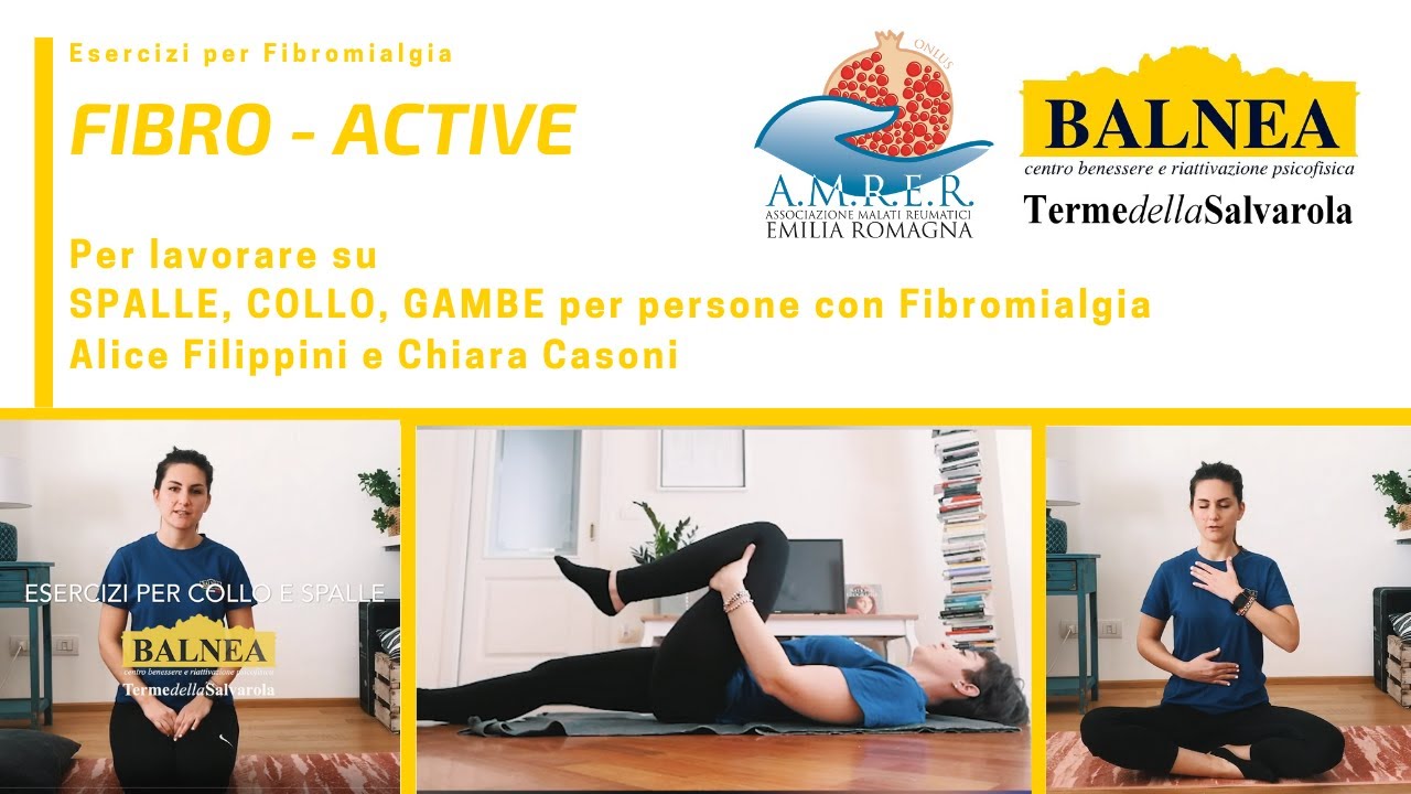 Fibro-ACTIVE  - SPALLE, COLLO, GAMBE per persone con Fibromialgia - Alice Filippini e Chiara Casoni
