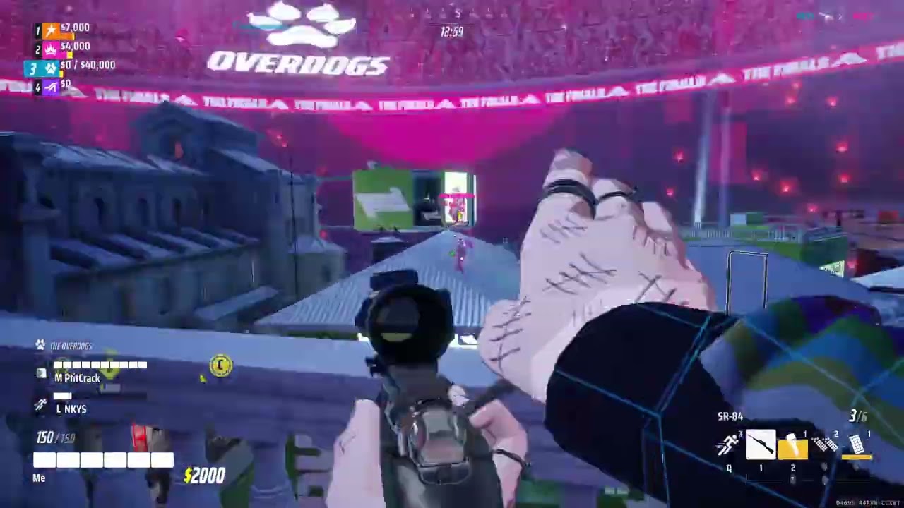 Sniper player with good teammates on Finals!