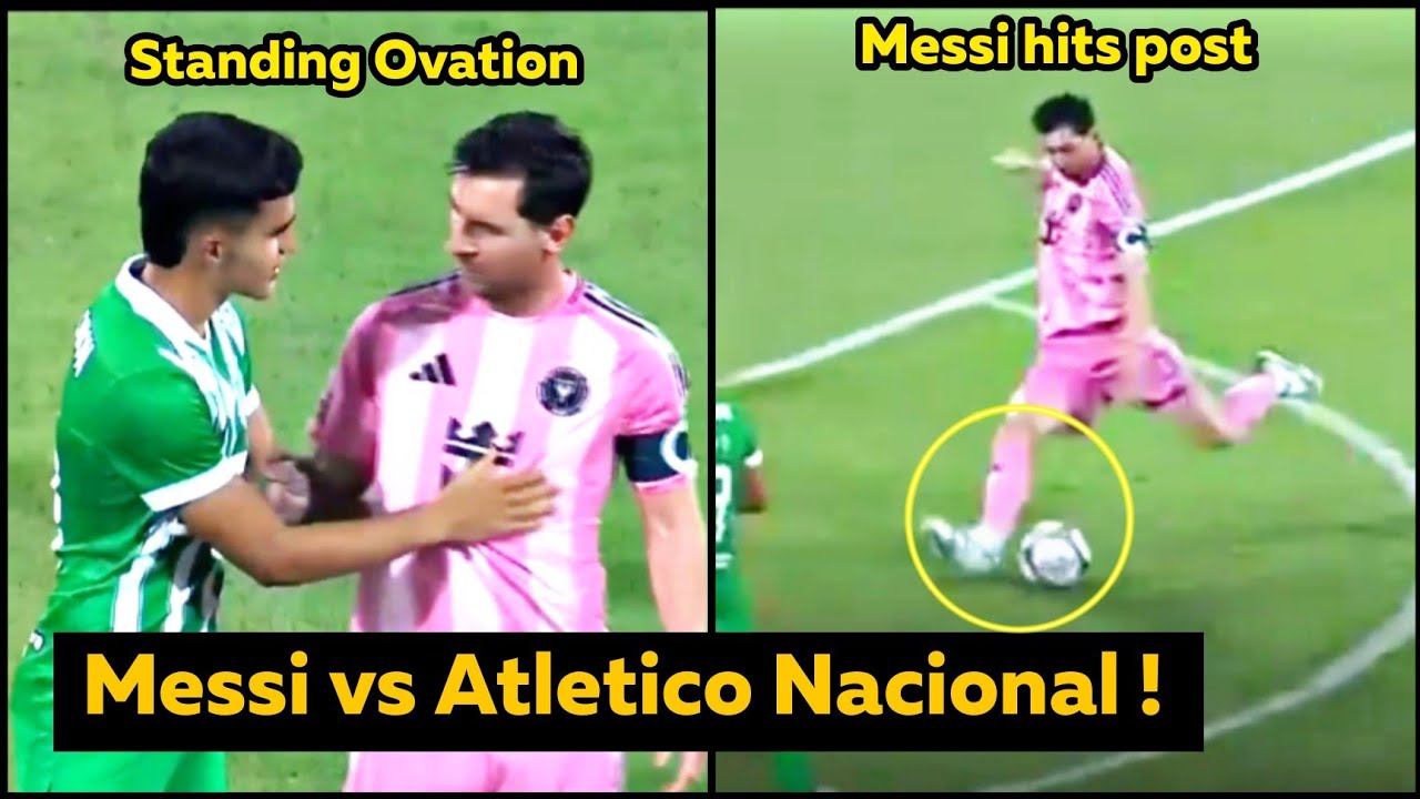 Messi receives loud chants as Suarez scores for Inter Miami vs Atletico Nacional