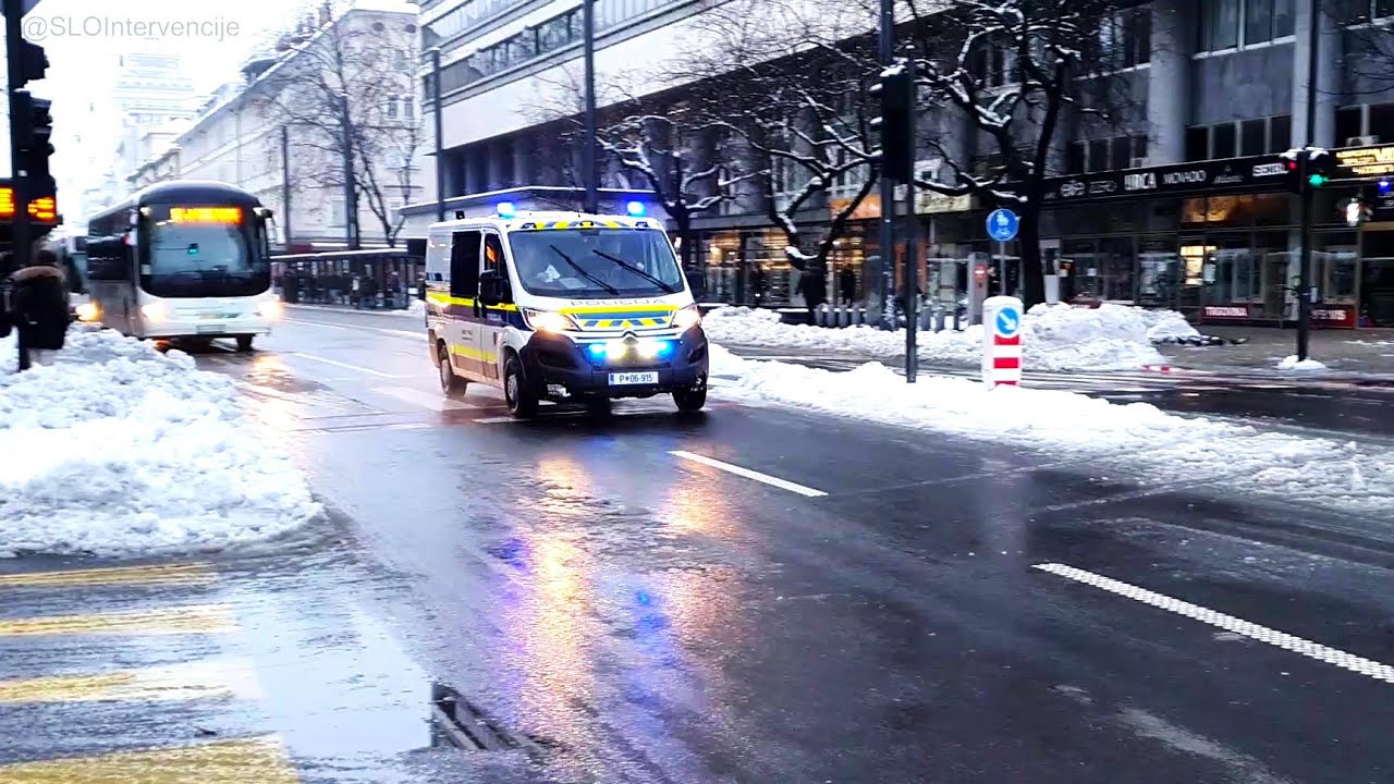 PP Ljubljana-Center, PP Domžale - intervencijska vožnja+policijsko spremstvo