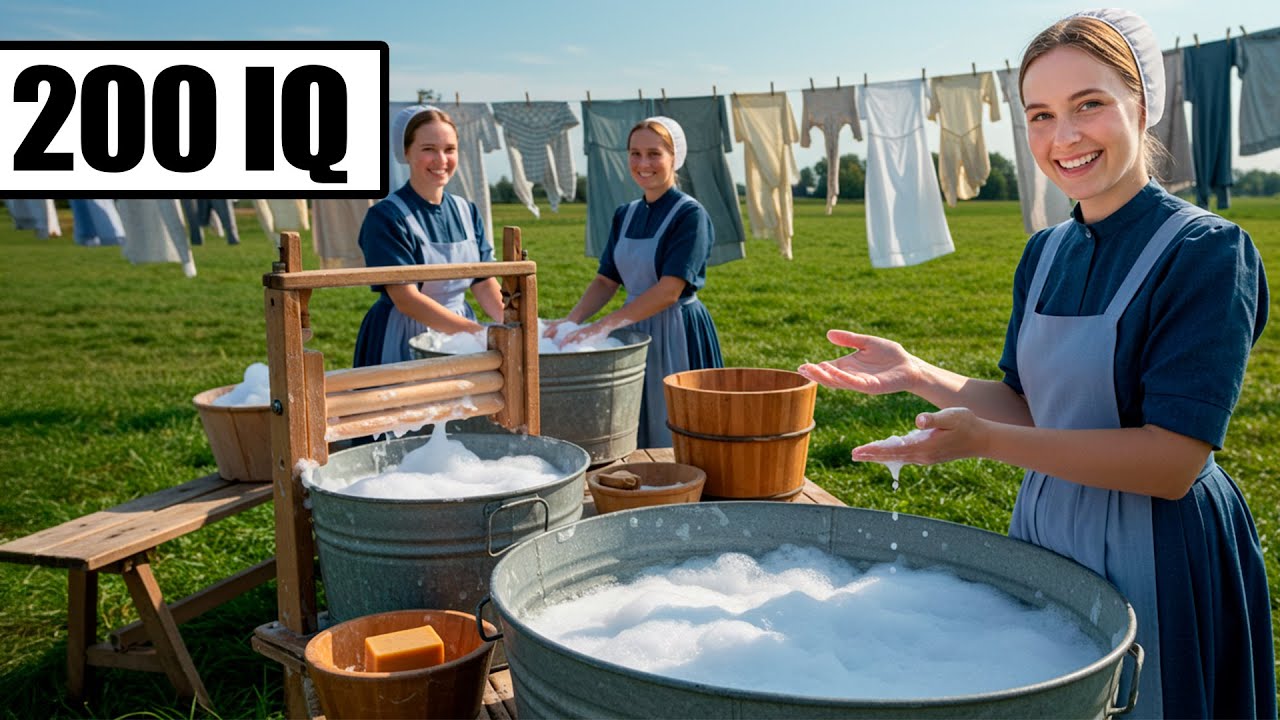 How Amish Wash Clothes Without Laundry Detergents