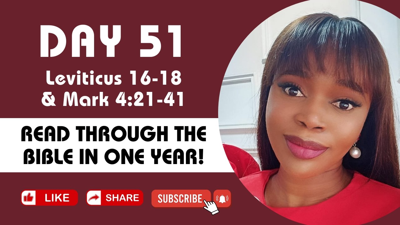The Day of Atonement & The Master of the Storm | Leviticus 16-18 & Mark 4:21-41