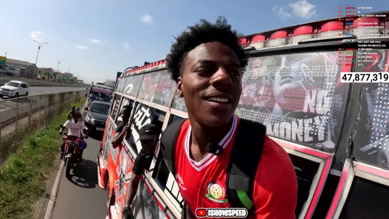 iShowSpeed Rides The Bus In Kenya 🚌