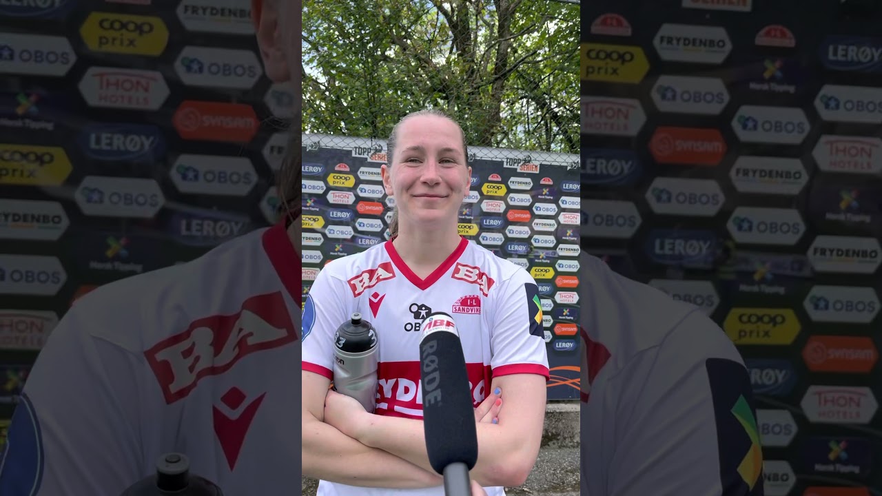 Hør målscorer Elisabeth Terland etter 1 - 0 seieren i serieåpningen mot Kolbotn