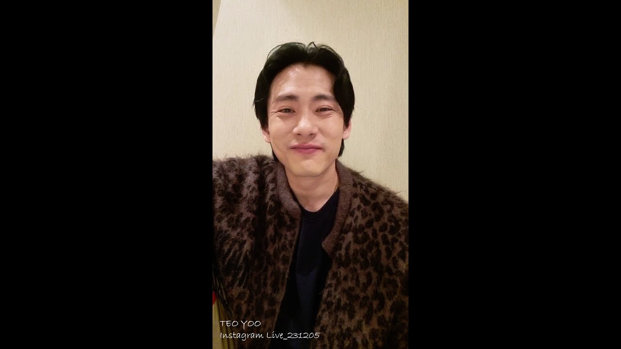 유태오_인스타그램 라이브_TEO YOO_Instagram Live_231205
