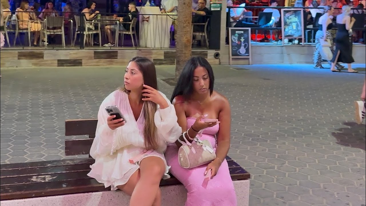 Spain. REAL Benidorm Bars & Clubs! Levante beach 2025