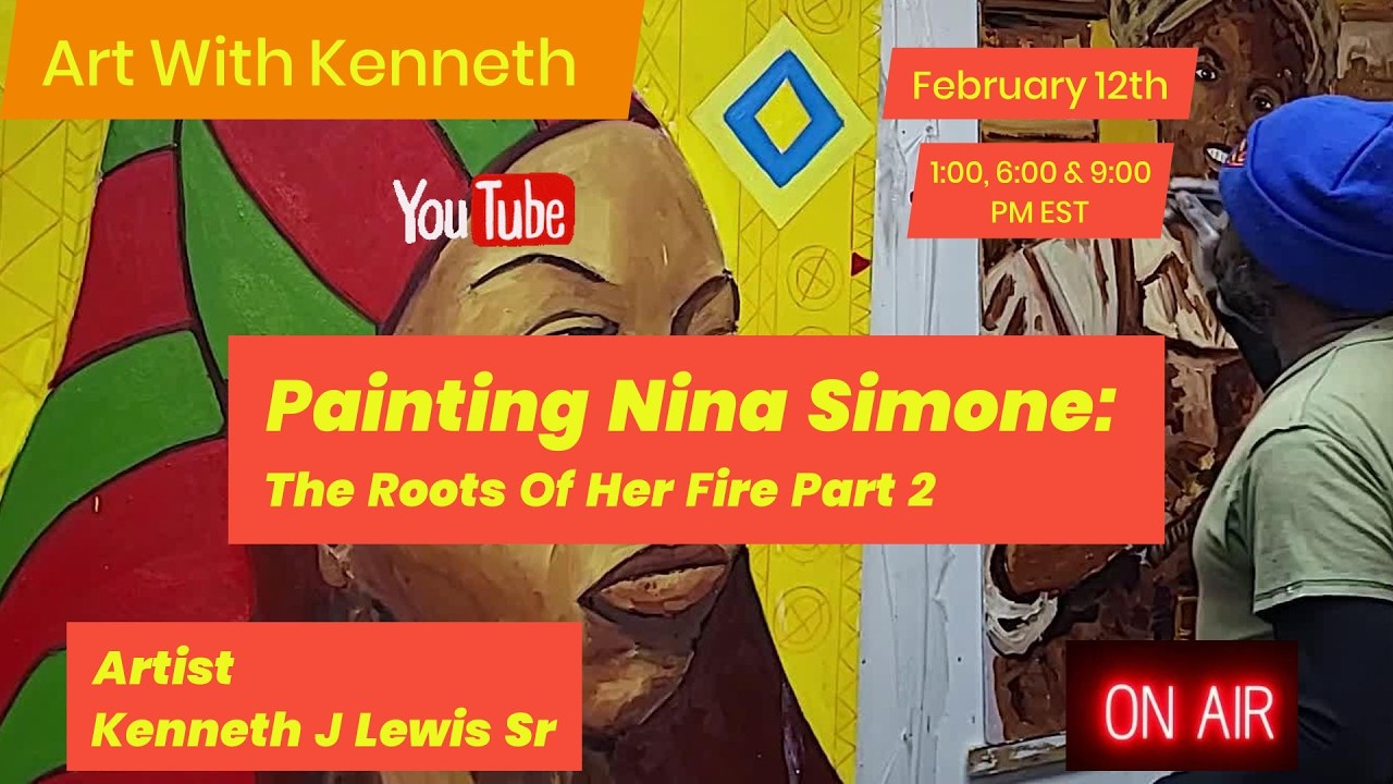 Painting Nina Simone  The Roots  Of  Her Fire Part 2