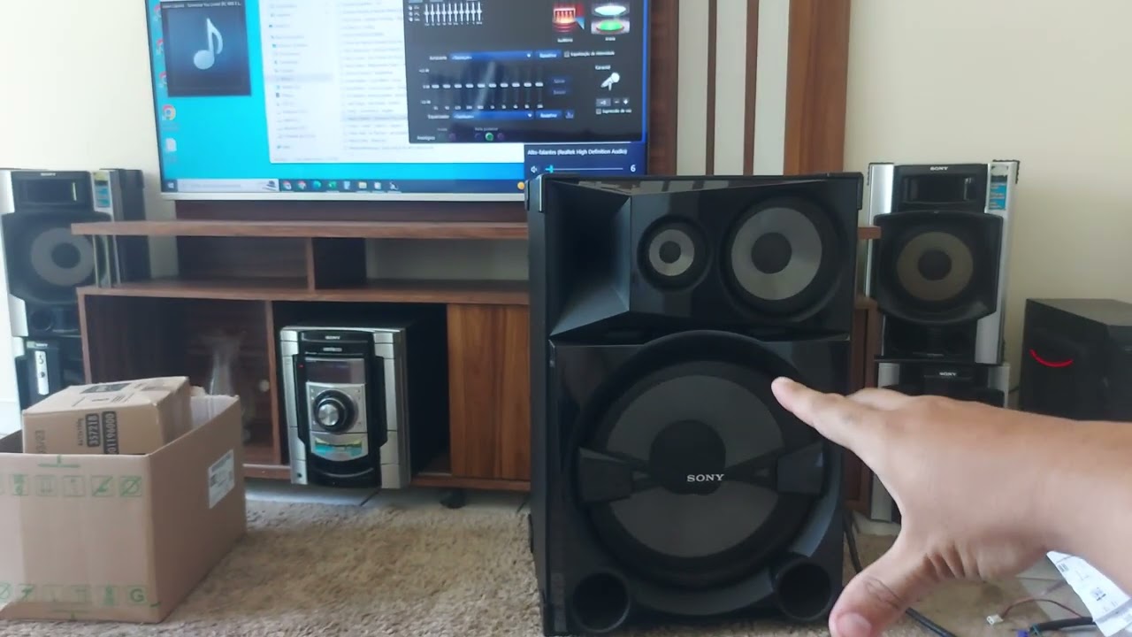 Teste tweeter caixa do shake 7 no modulo profissional @AlvacirLacerdaReidosSystem