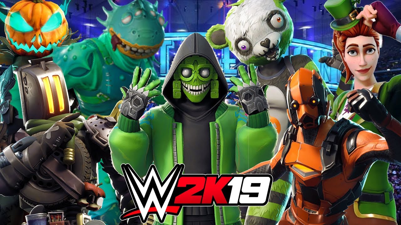NEW FORTNITE ROYAL RUMBLE WWE 2K19