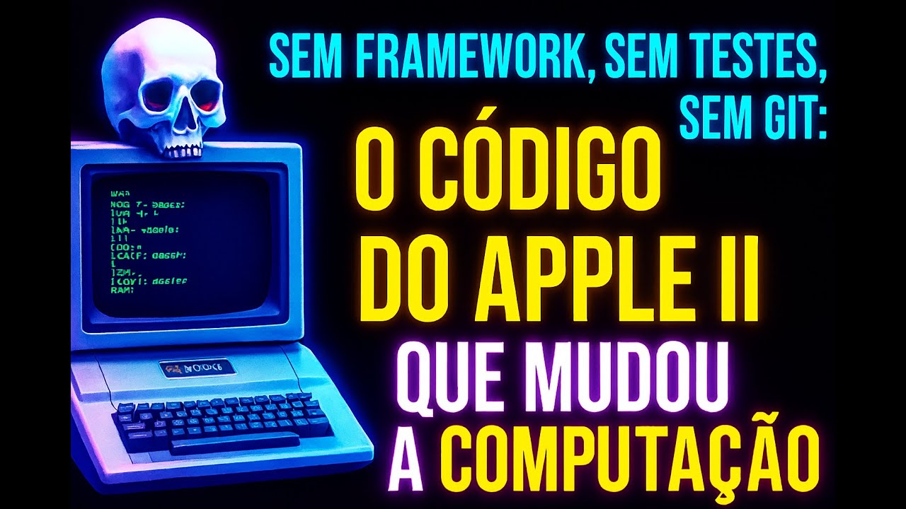 📜 💀 SEM FRAMEWORK, SEM TESTES, SEM GIT: O CÓDIGO DO APPLE II QUE MUDOU A COMPUTAÇÃO