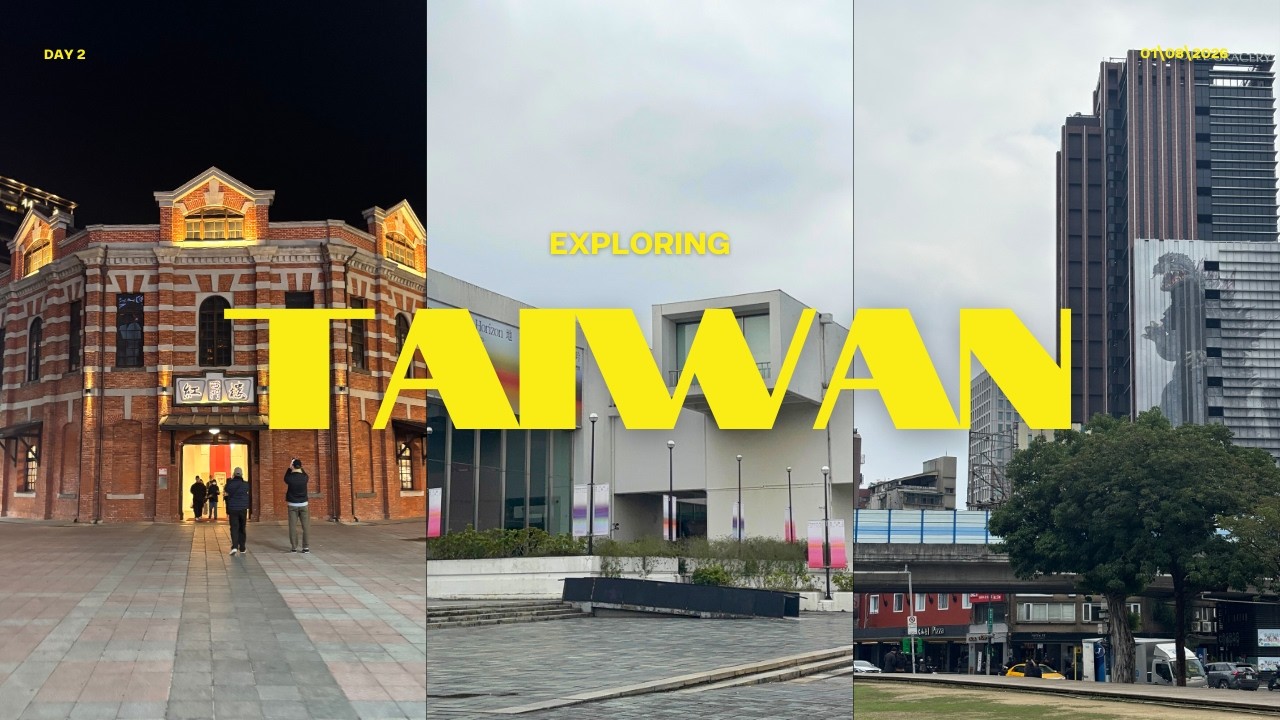 TAIWAN TRAVEL VLOG 🇹🇼 : Day 2 (Taipei Fine Arts Museum, Huashan 1914 Creative Park and Ximending)