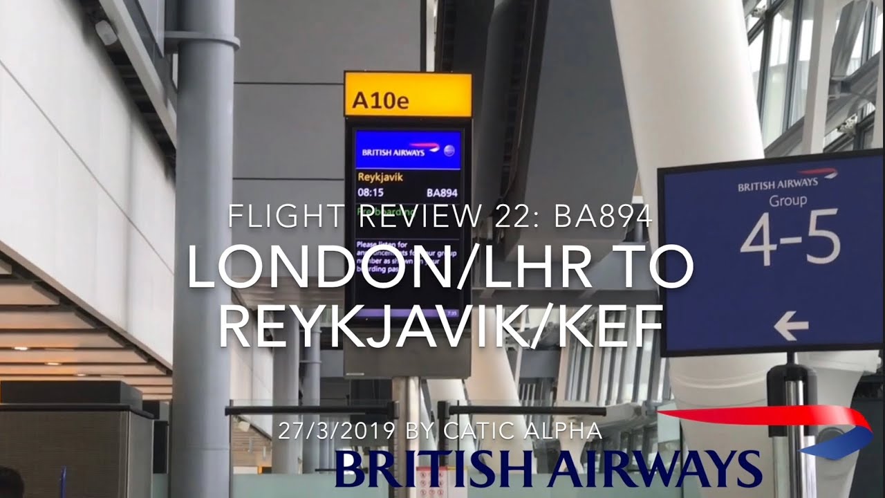 British Airways BA894 London/LHR ✈︎ Reykjavik/KEF|Airbus 320-200|Full Review#22