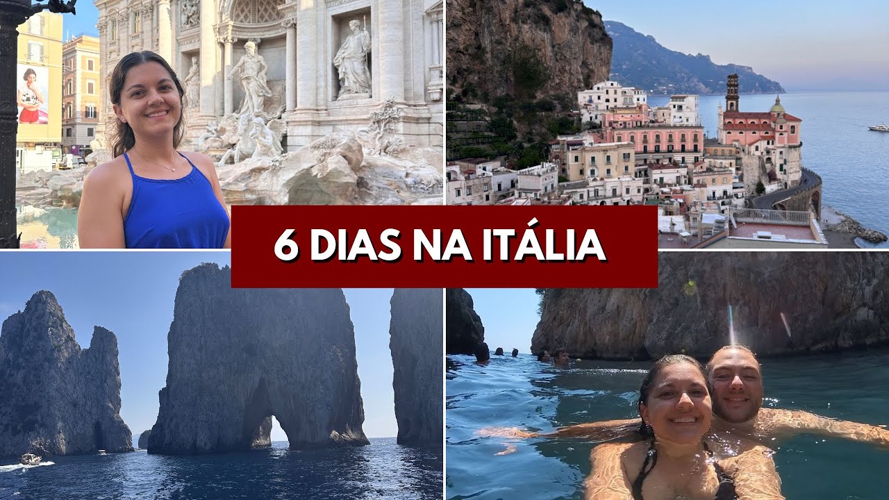ITÁLIA: Capri, Fiordo di Furore, Aula de Culinária, Roma, Colosseo, Vaticano, Fontana di Trevi